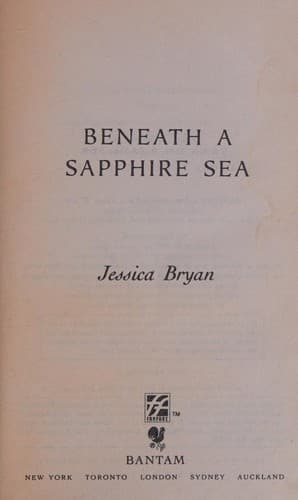 Cover image for Beneath a sapphire sea