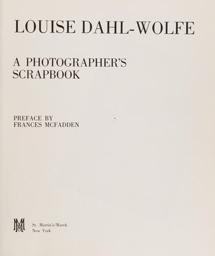 Cover image for Louise Dahl-Wolfe