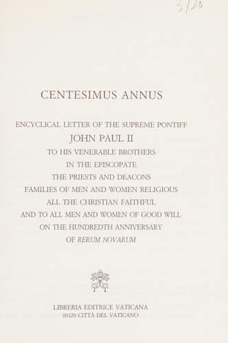 Centesimus annus