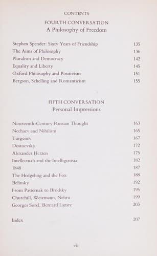 Cover image for Conversations with Isaiah Berlin.