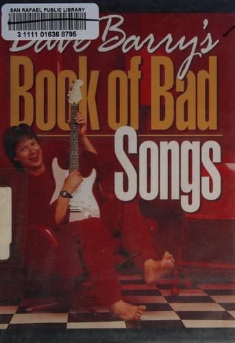 Cover image for Dave Barry's book of bad songs