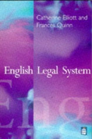Cover image for English legal system