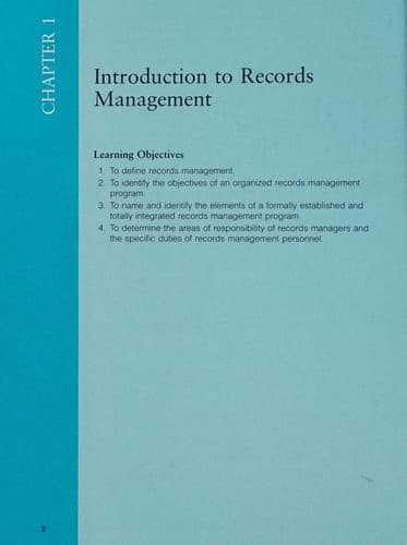 Cover image for Information and records management