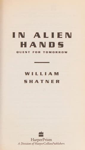 Cover image for In alien hands