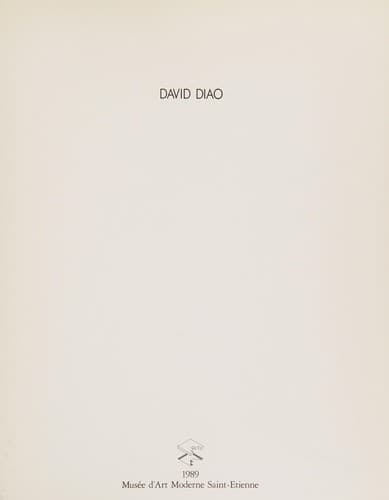 Cover image for David Diao