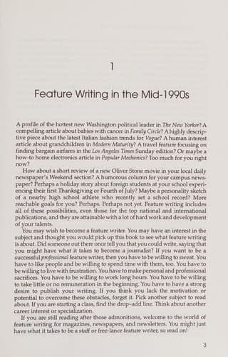 Cover image for Professional feature writing