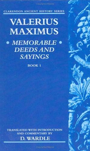 Cover image for Memorable deeds and sayings