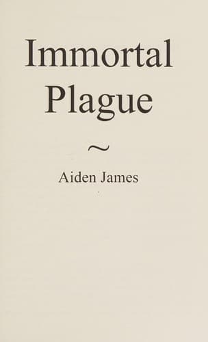 Cover image for Immortal plague