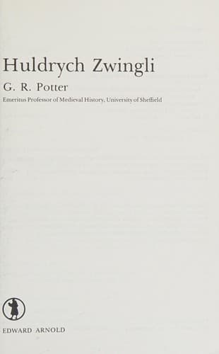 Cover image for Huldrych Zwingli