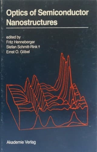 Cover image for Optics of semiconductor nanostructures