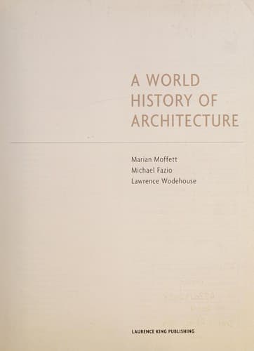 Cover image for A world history of architecture