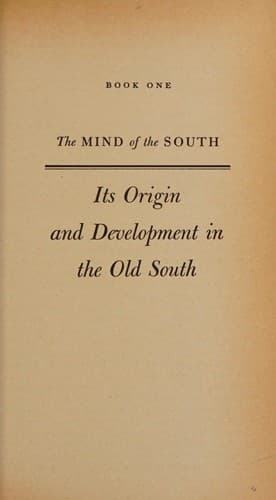 Cover image for The mind of the South.