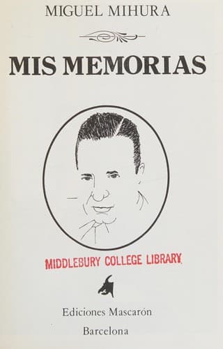Cover image for Mis memorias
