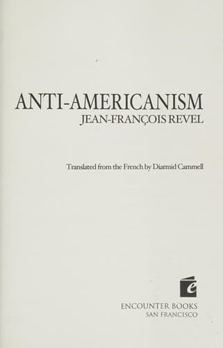 Cover image for Anti-Americanism