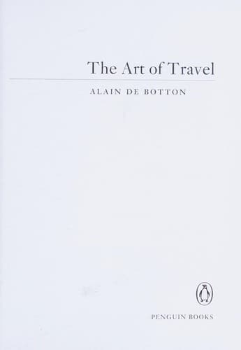 Cover image for The art of travel