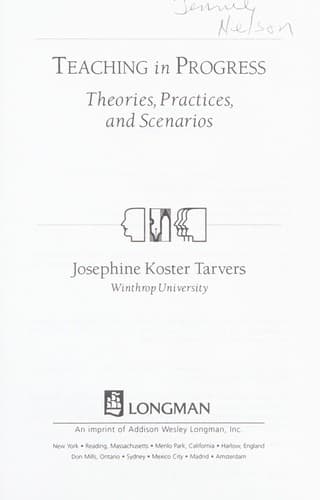 Cover image for Teaching in Progress