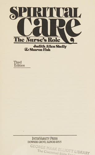 Cover image for Spiritual care
