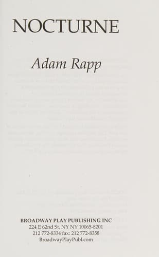 Cover image for Nocturne