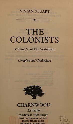 Cover image for The colonists