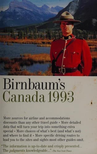 Cover image for Birnbaum's Canada 1993