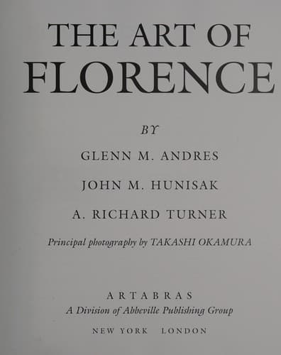 Cover image for The art of Florence