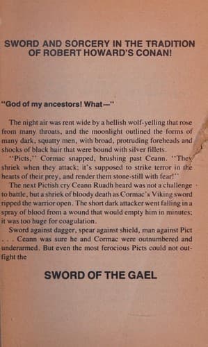 Cover image for Sword of the Gael