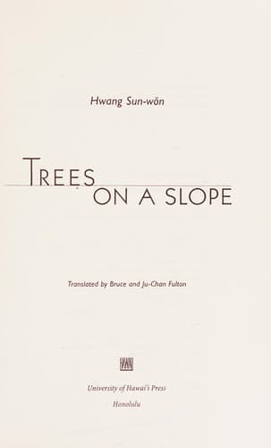 Cover image for Trees on a slope
