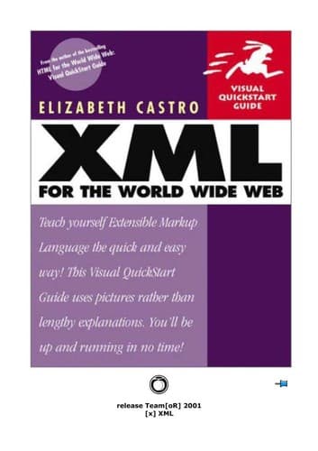 Cover image for XML for the World Wide Web