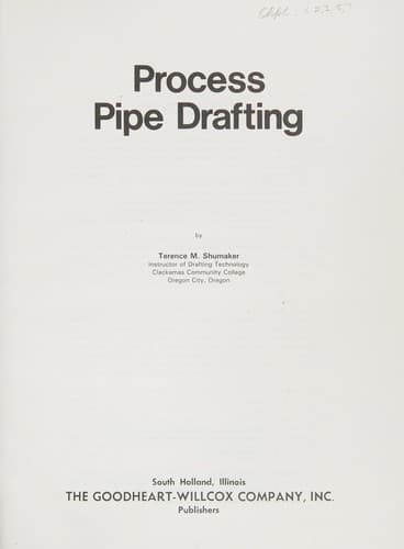 Cover image for Process pipe drafting