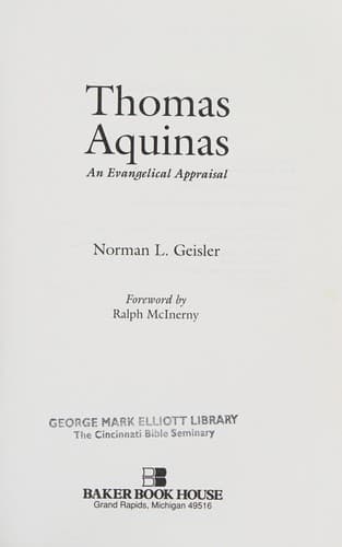 Cover image for Thomas Aquinas