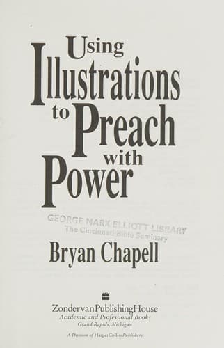 Cover image for Using illustrations to preach with power
