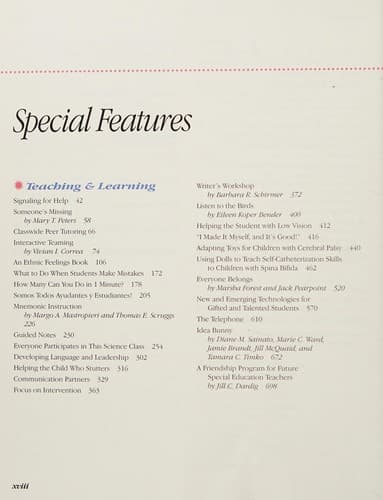 Cover image for Exceptional Children An Introduction To Special Education
