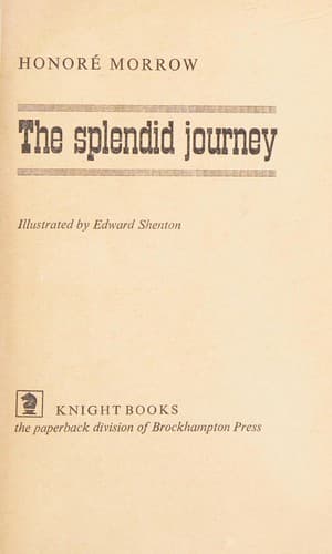 Cover image for The splendid journey