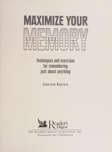 Cover image for Maximize your memory