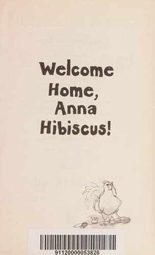 Cover image for Welcome home, Anna Hibiscus!