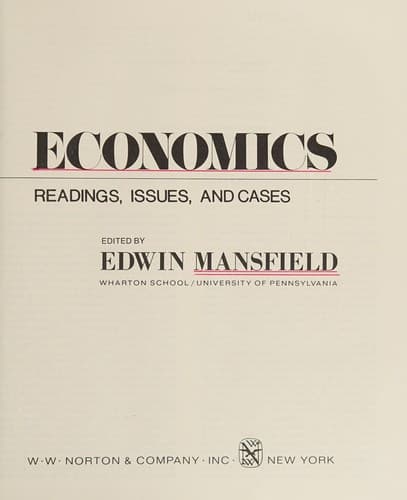 Cover image for Economics