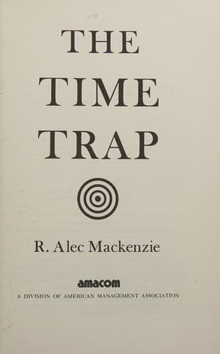 Cover image for The time trap