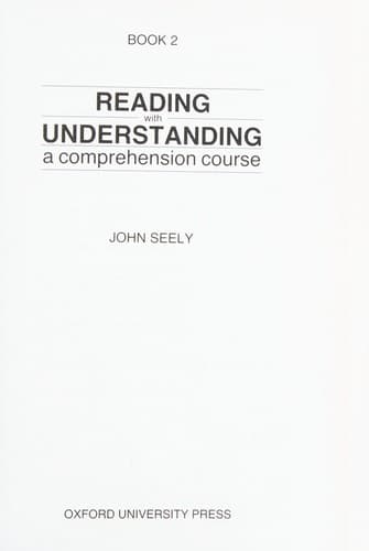 Cover image for Reading with Understanding