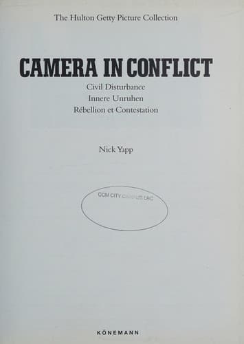 Cover image for Camera in conflict