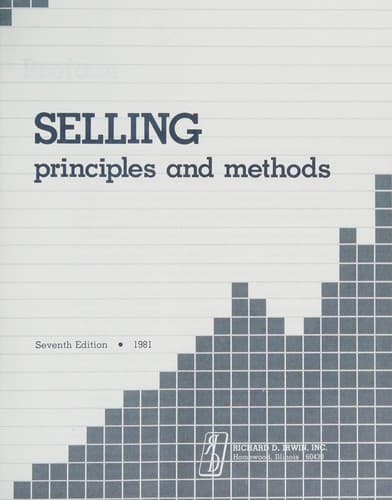 Cover image for Selling, principles and methods