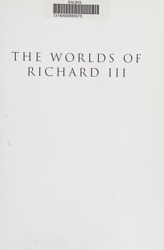 Cover image for The worlds of Richard III