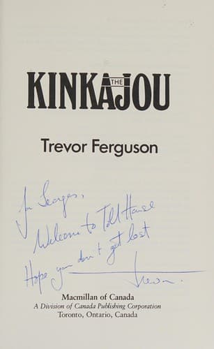 Cover image for The kinkajou