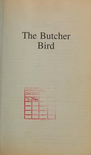 Cover image for The butcher bird