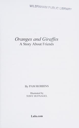 Oranges and giraffes