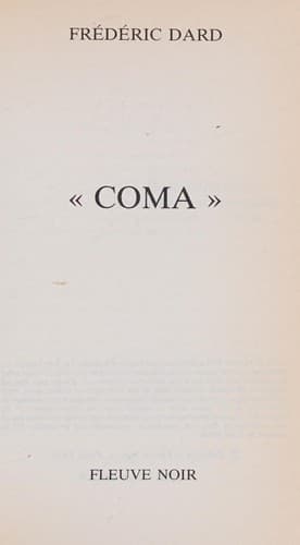Cover image for Coma