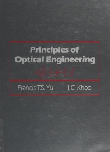Cover image for Principles of optical engineering