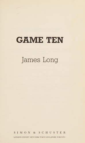 Cover image for Game Ten