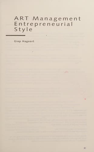 Cover image for Art management