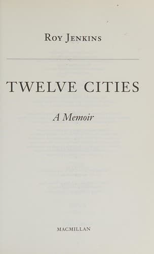 Cover image for Twelve cities