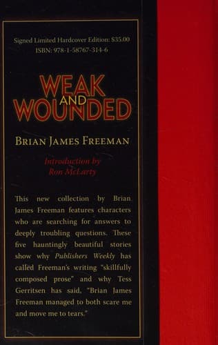 Cover image for Weak and wounded